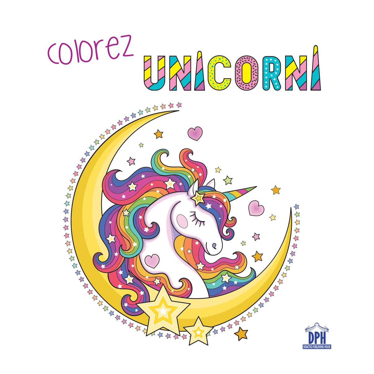 Colorez unicorni - carte de colorat | - 2 | YEO