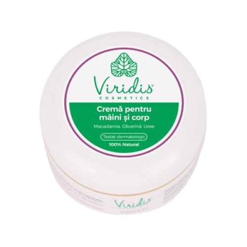 Crema pentru maini si corp - Glicerina si Uree, 100ml | Viridis