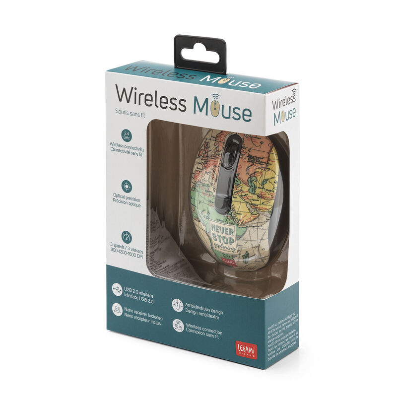 Mouse Wireless cu USB - Travel | Legami - 2 | YEO