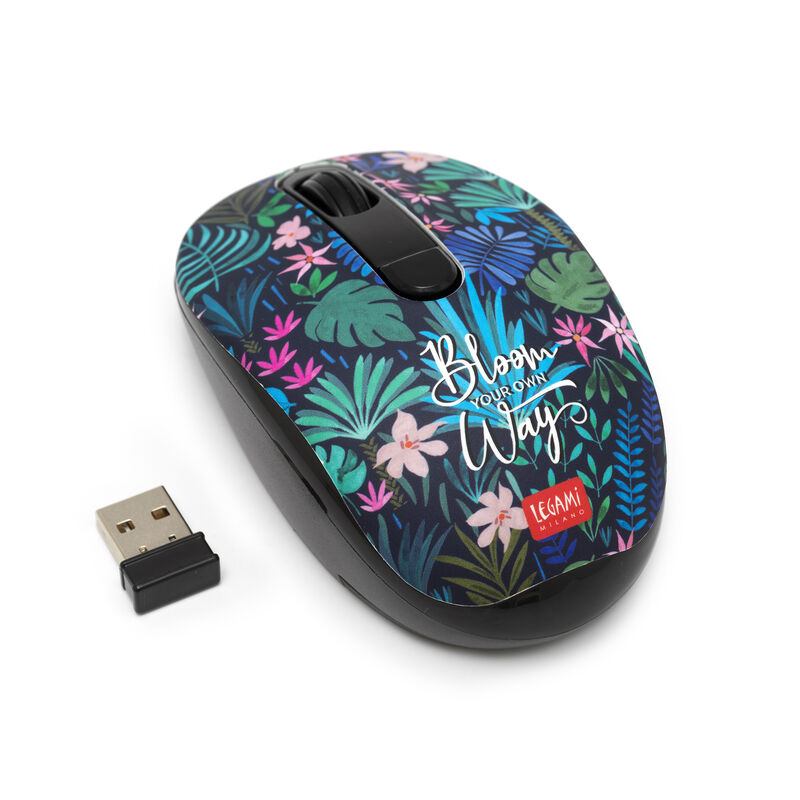 Mouse Wireless cu USB - Flora | Legami - 1 | YEO