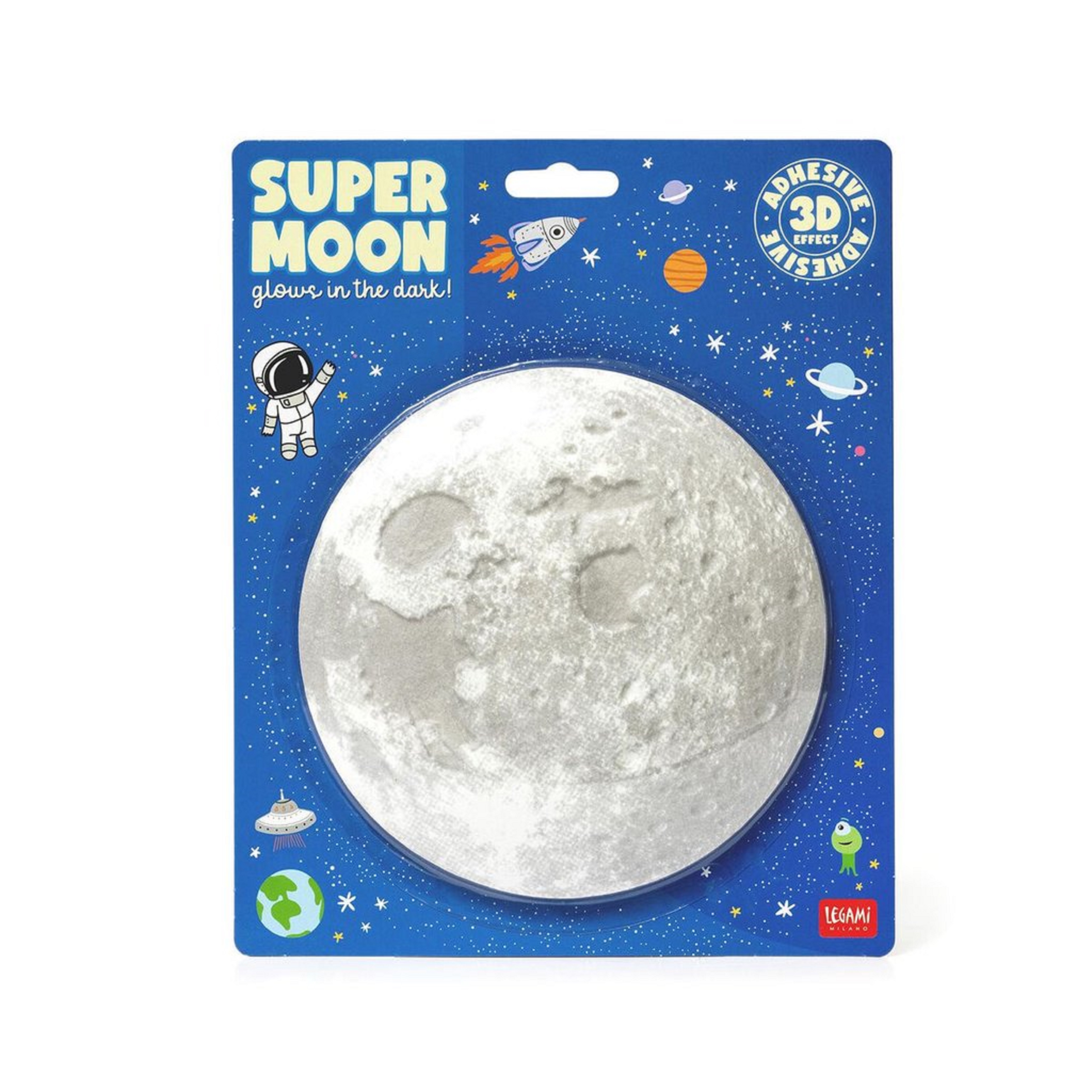 Sticker de perete - Super Moon | Legami