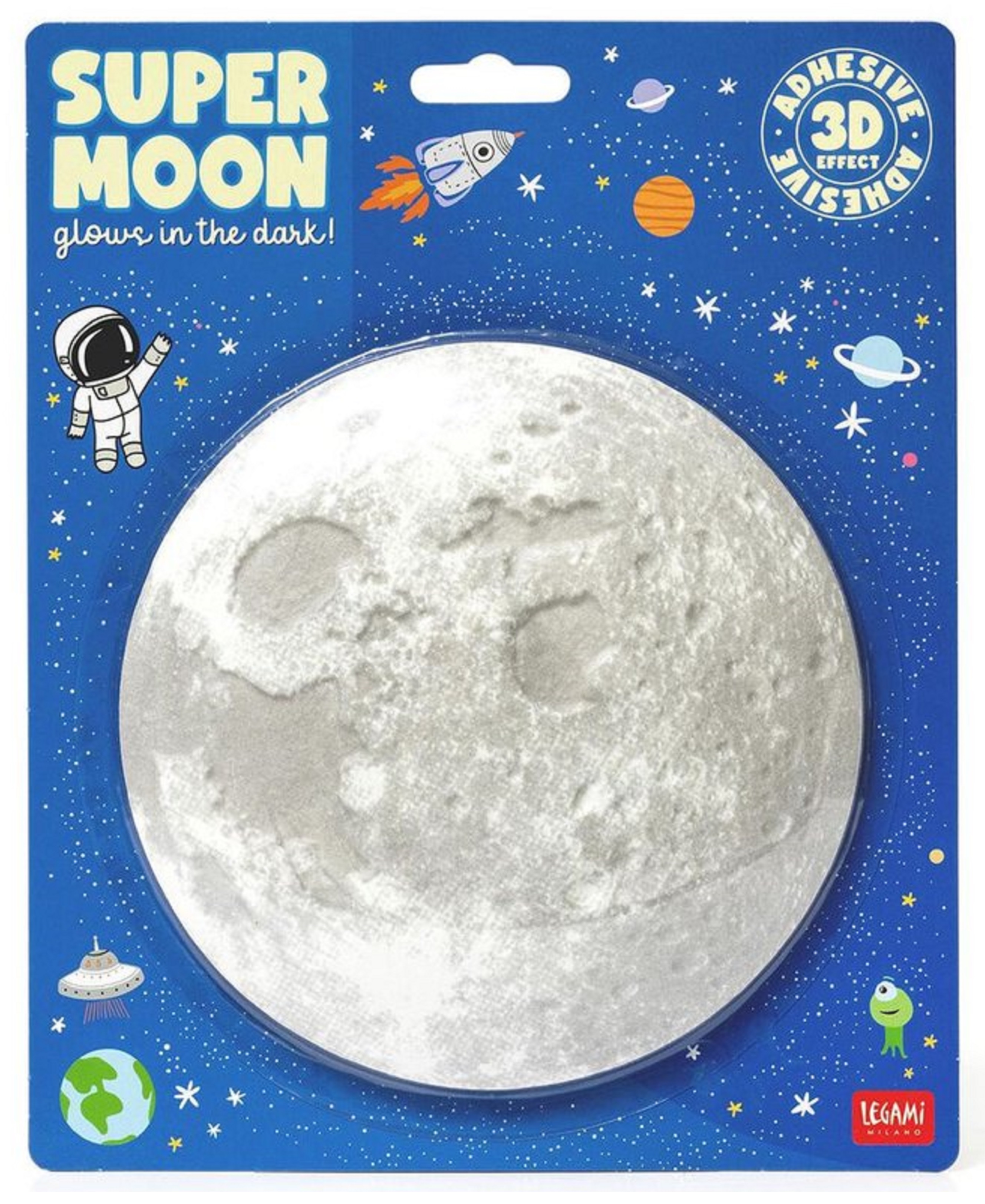 Sticker de perete - Super Moon | Legami