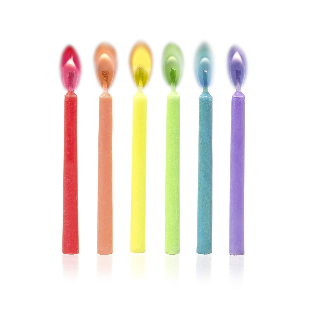 Set lumanari pentru tort - Party Candles With Coloured Flames | Legami - 2 | YEO