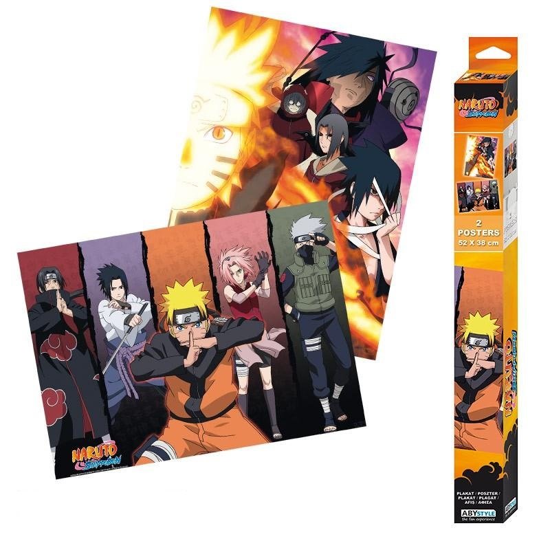 Set 2 Postere - Naruto Shippuden | AbyStyle