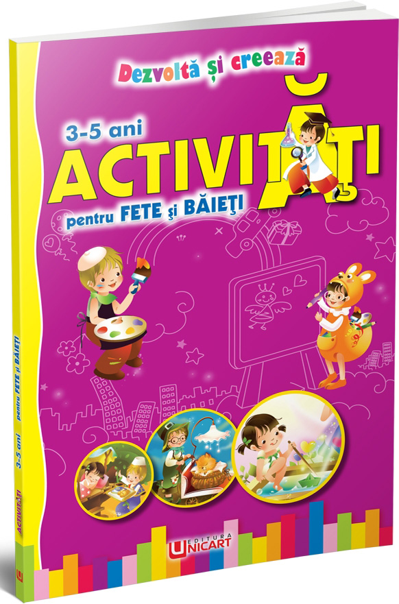 Activitati pentru fete si baieti, 3-5 ani | carturesti.ro Carte