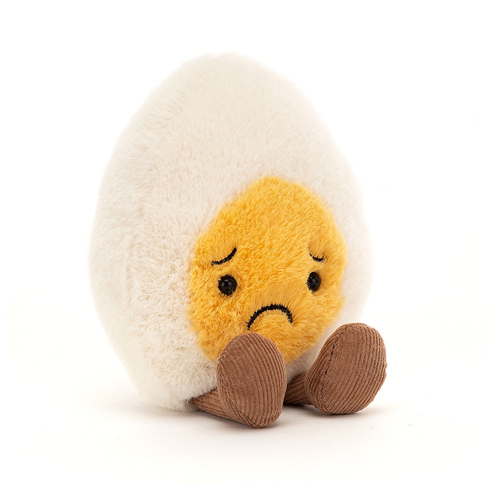 Jucarie de plus - Sorry Boiled Egg, 14 cm