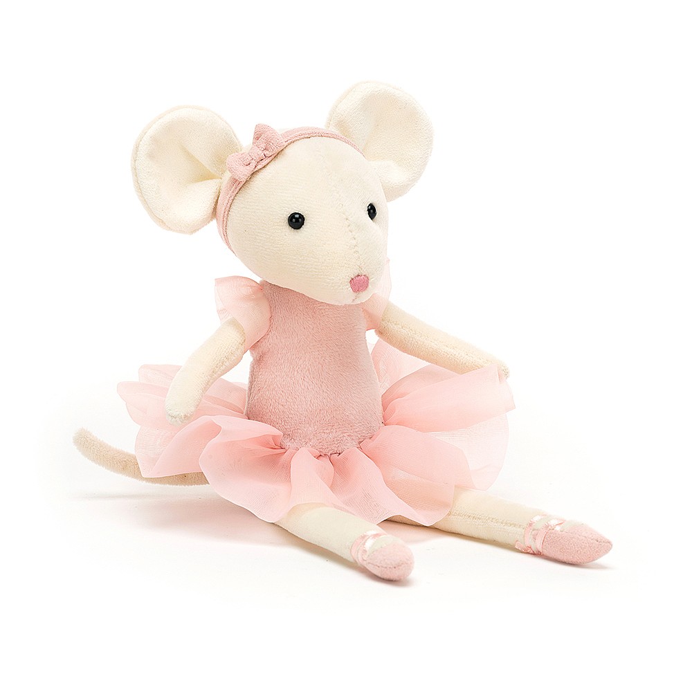 Jucarie de plus - Pirouette Mouse Candy, 27 cm | Jellycat