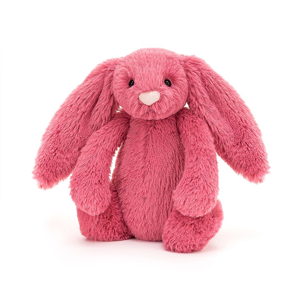 Jucarie de plus - Bashful Cerise Bunny, 18 cm | Jellycat