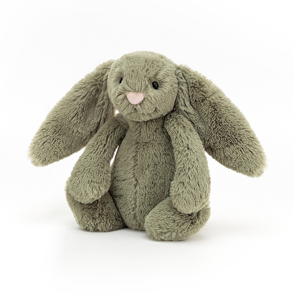 Jucarie de plus - Bashful Fern Bunny, 18 cm | Jellycat