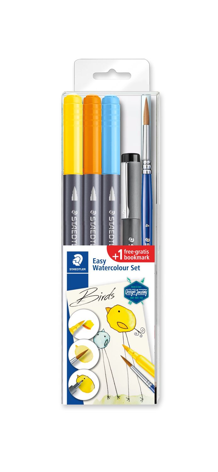 Set grafica - Easy Watercolour Set-Birds | Staedtler