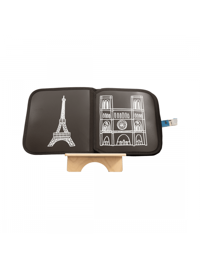 Carte refolosibila pentru desen - Cities of Wonder - Paris | Jaq Jaq Bird - 2 | YEO