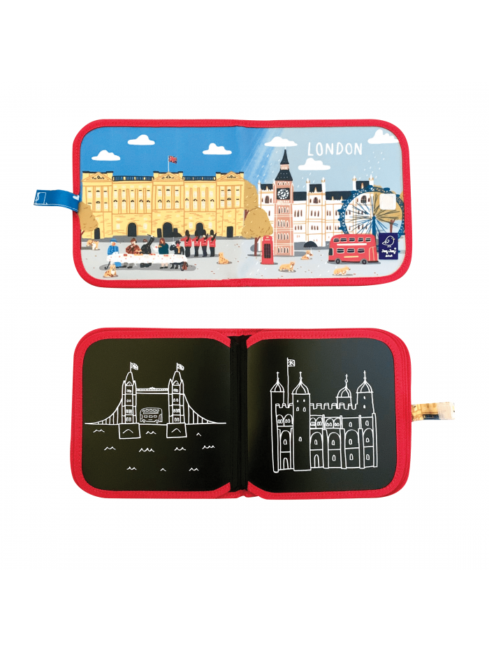 Carte refolosibila pentru desen - Cities of Wonder - London | Jaq Jaq Bird - 3 | YEO