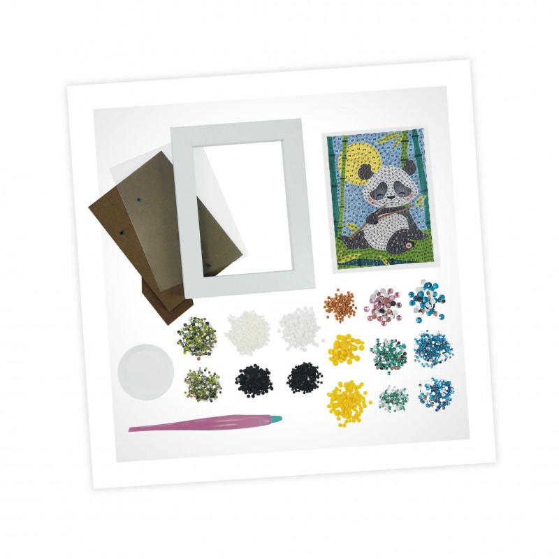 Set creativ - Glitters: Panda | Buki