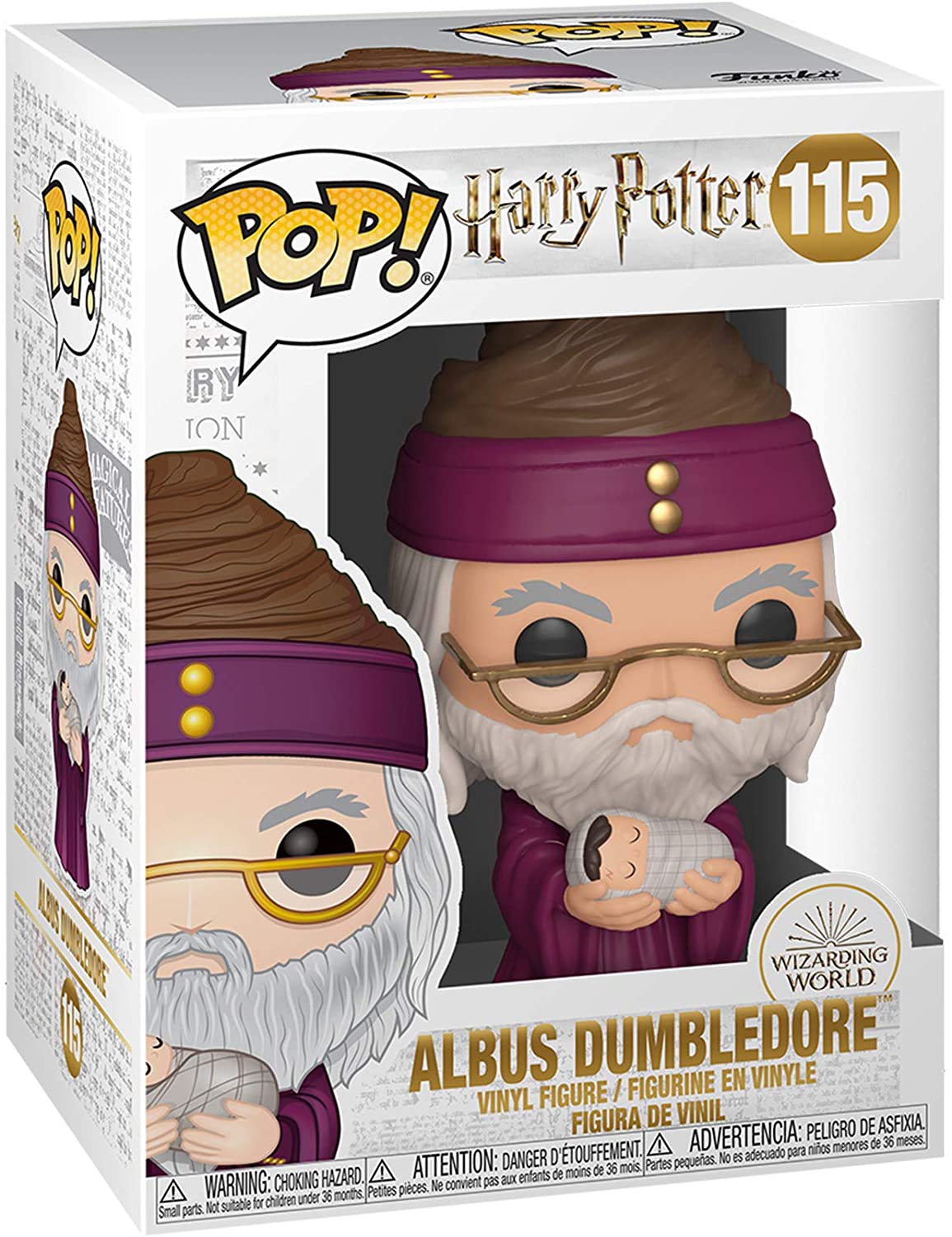 Figurina - Harry Potter - Albus Dumbledore with Baby | FunKo image