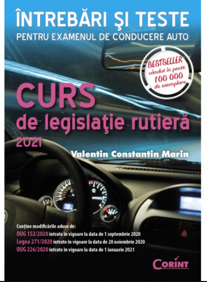 Curs de legislatie rutiera 2021 | Valentin Constantin Marin carturesti.ro poza bestsellers.ro