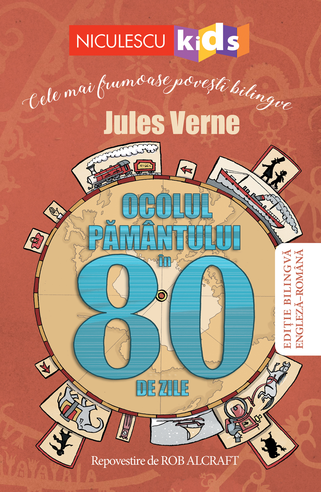 Ocolul pamantului in 80 de zile | Jules Verne carturesti 2022