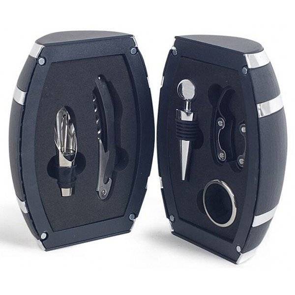 Set pentru vin - Kit Sommelier Tonneau, 5 piese