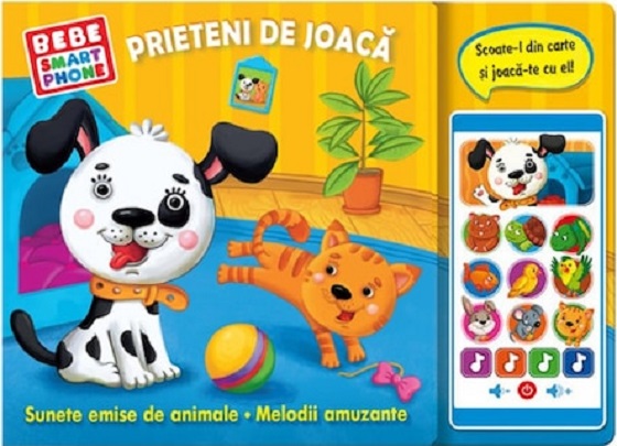 Carte cu sunete – Bebe smartphone: Prieteni de joaca | carturesti.ro poza bestsellers.ro