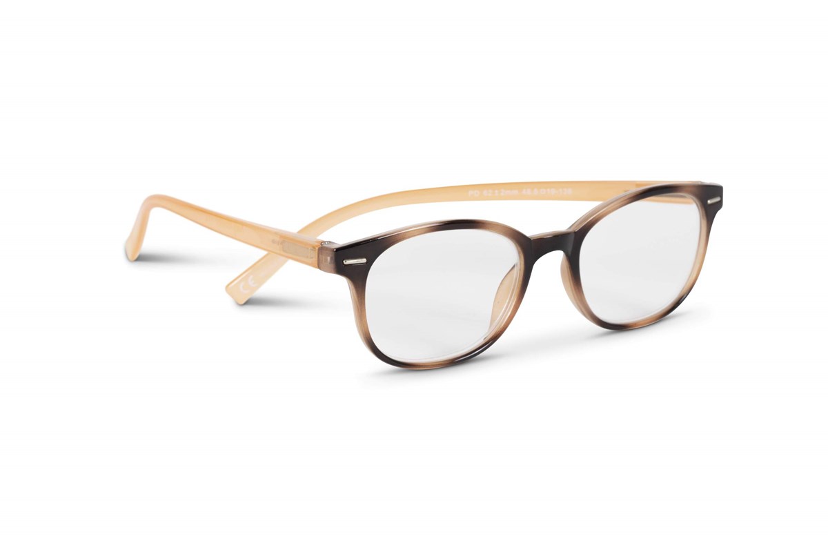 Ochelari pentru citit +2.0 - Easy Readers - Round Beige and Brown | If (That Company Called