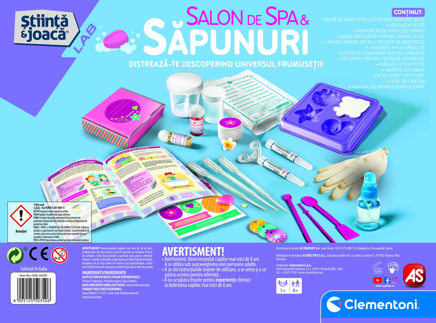 Set creativ - Salon de spa & sapunuri | Clementoni - 4 | YEO