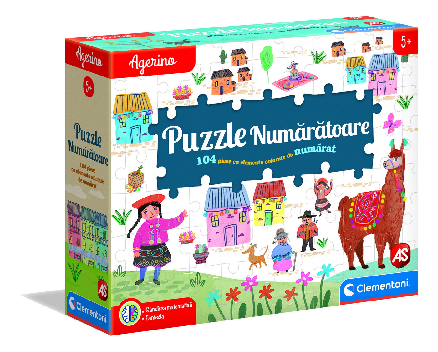 Puzzle educativ - Agerino: Puzzle numaratoare | Clementoni