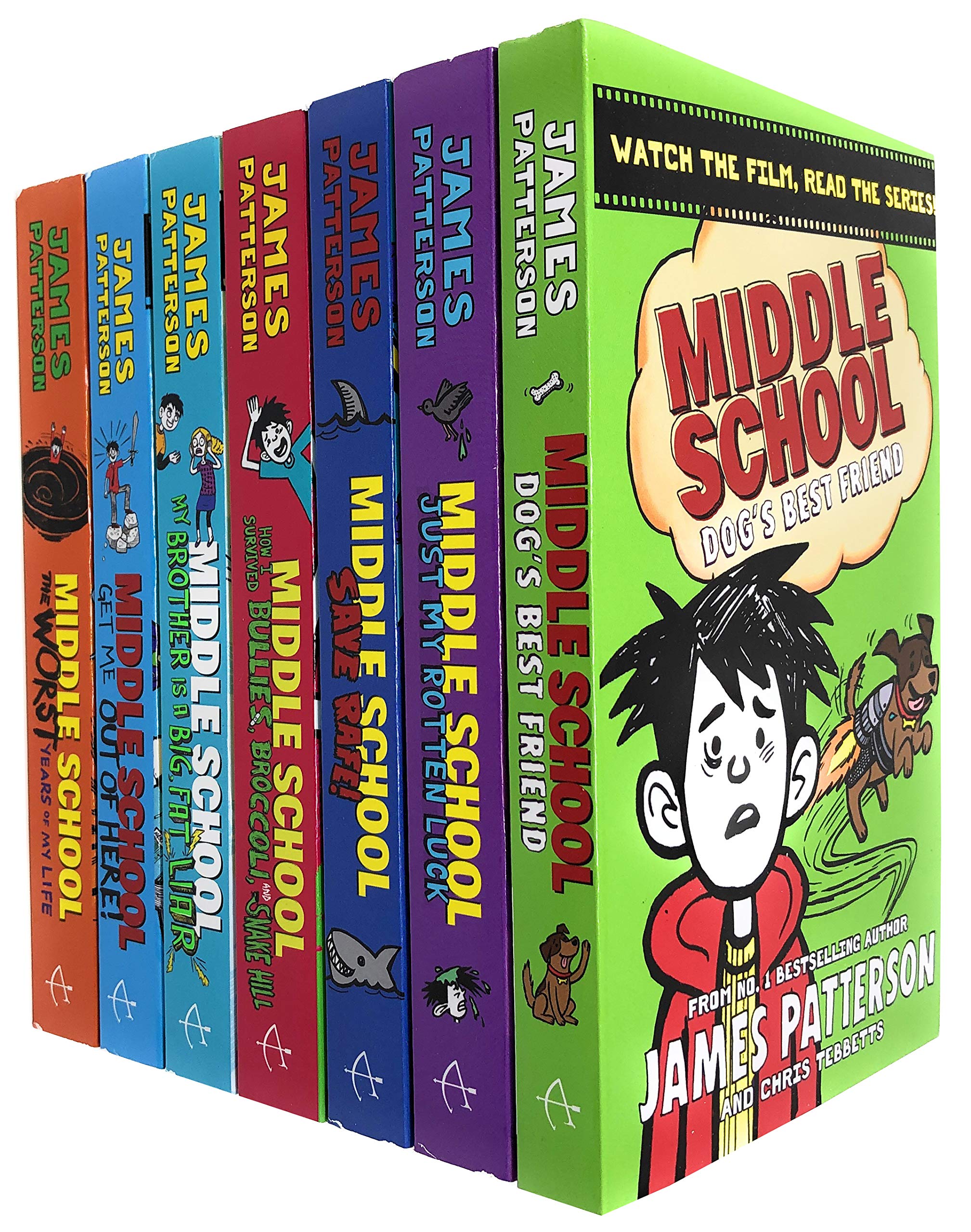 Middle School 7 Book Collection Set by James Patterson | James Patterson