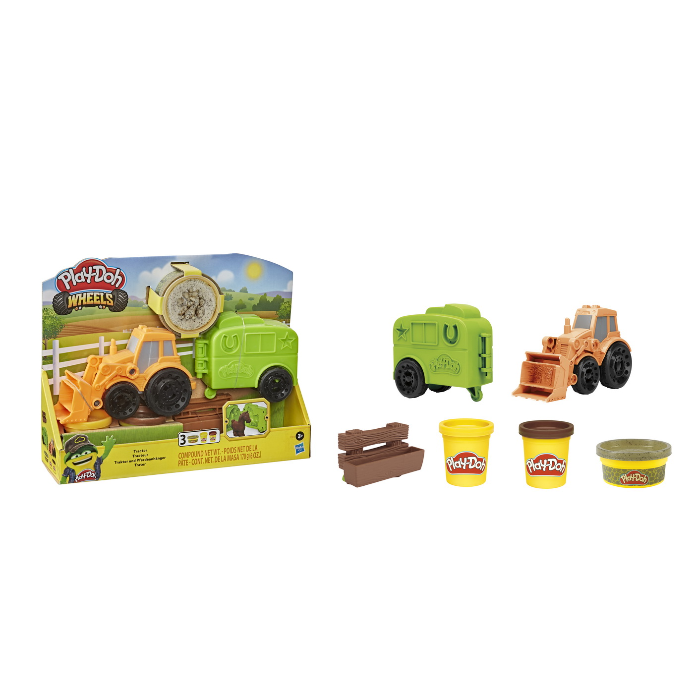 Set joaca - Play-Doh Wheels: Tractor | Hasbro - 1 | YEO