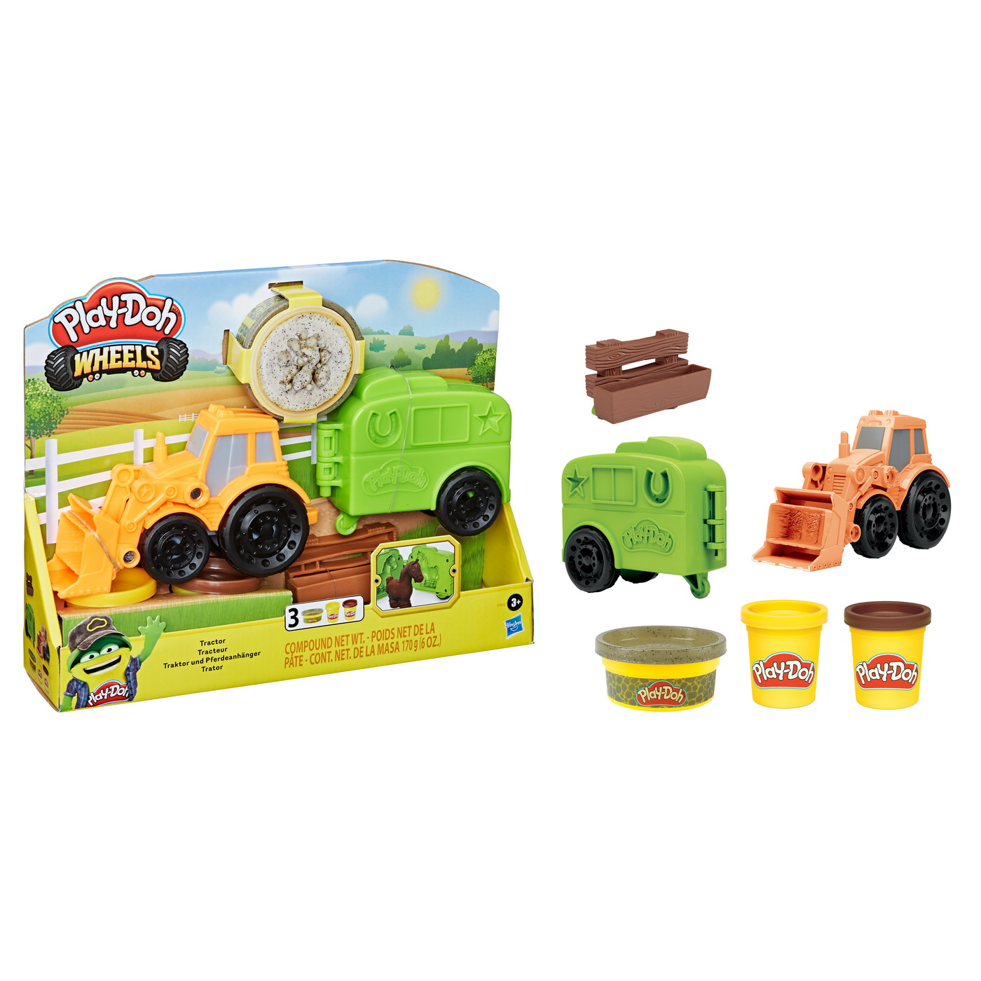 Set joaca - Play-Doh Wheels: Tractor | Hasbro - 3 | YEO