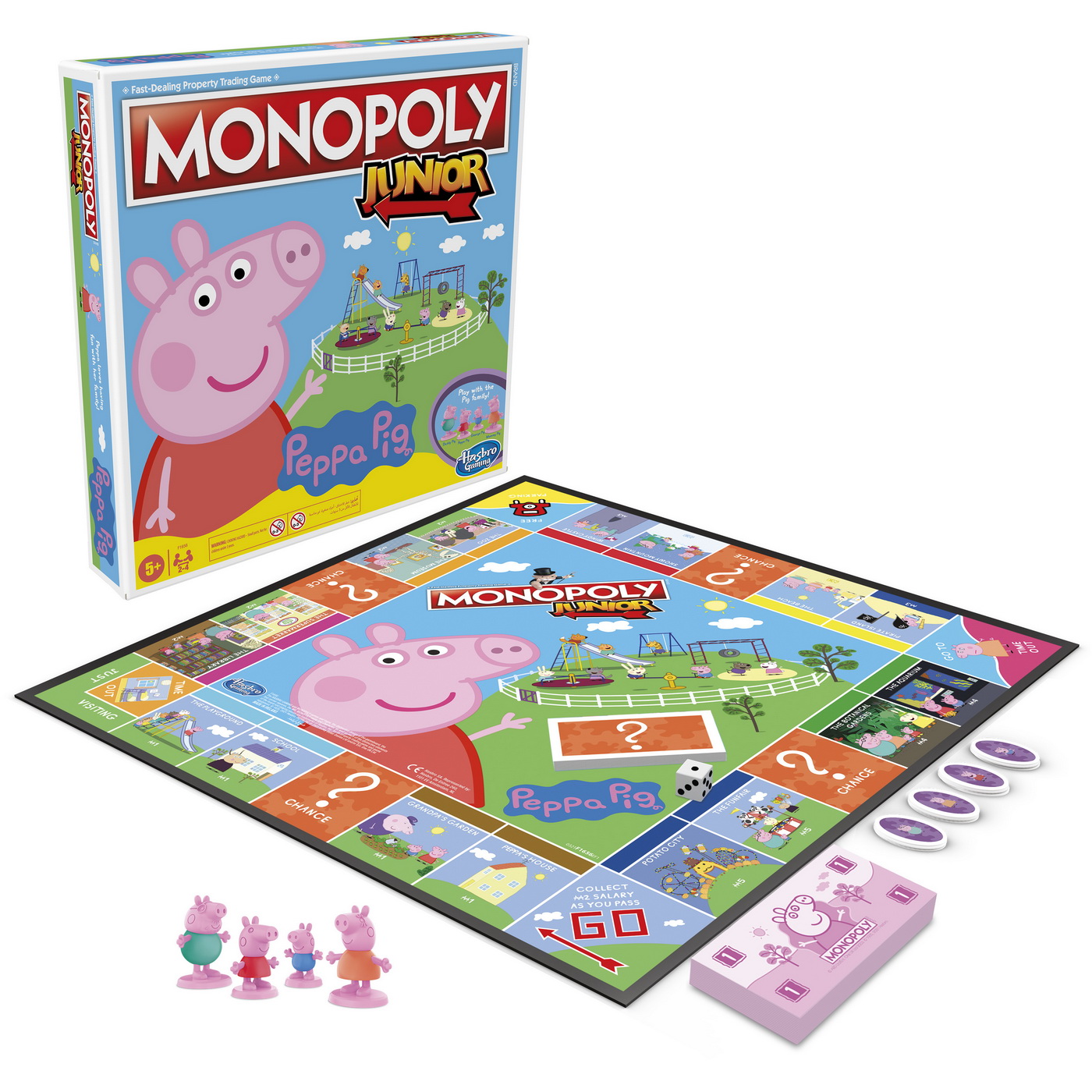 Joc - Monopoly Junior - Peppa Pig (RO) | Hasbro - 2