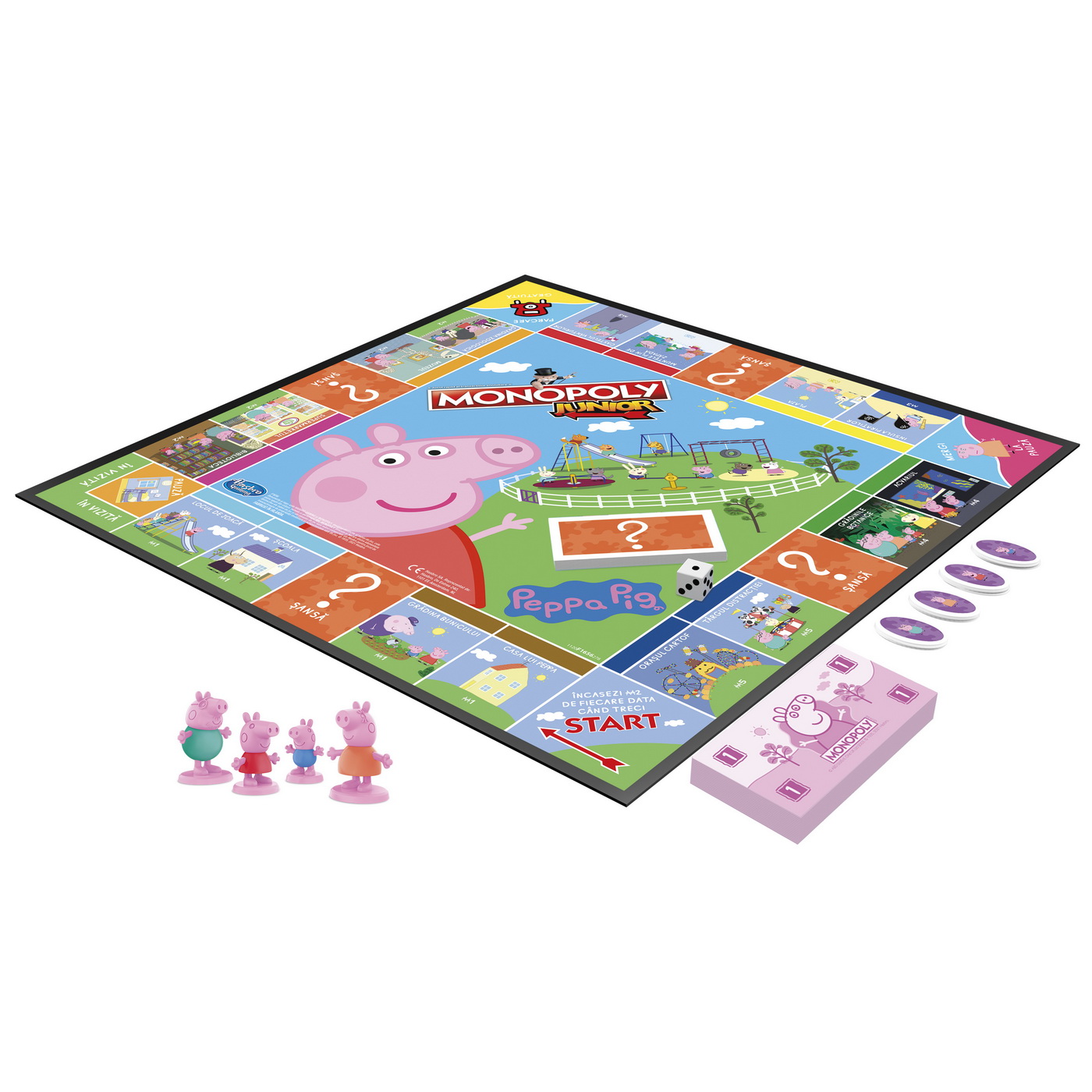 Joc - Monopoly Junior - Peppa Pig (RO) | Hasbro - 1