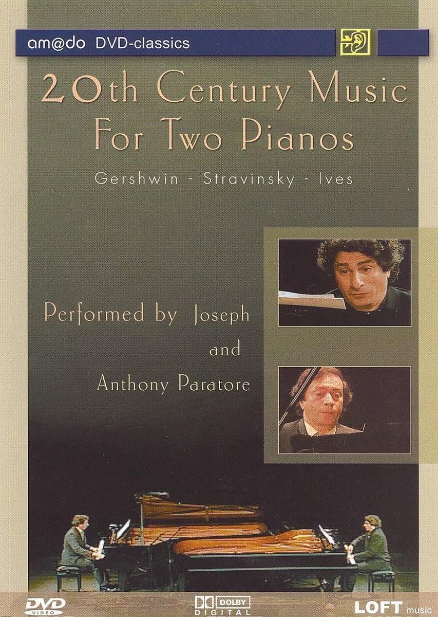 20th Century Music for Two Pianos - DVD | Anthony Paratore, Joseph Paratore