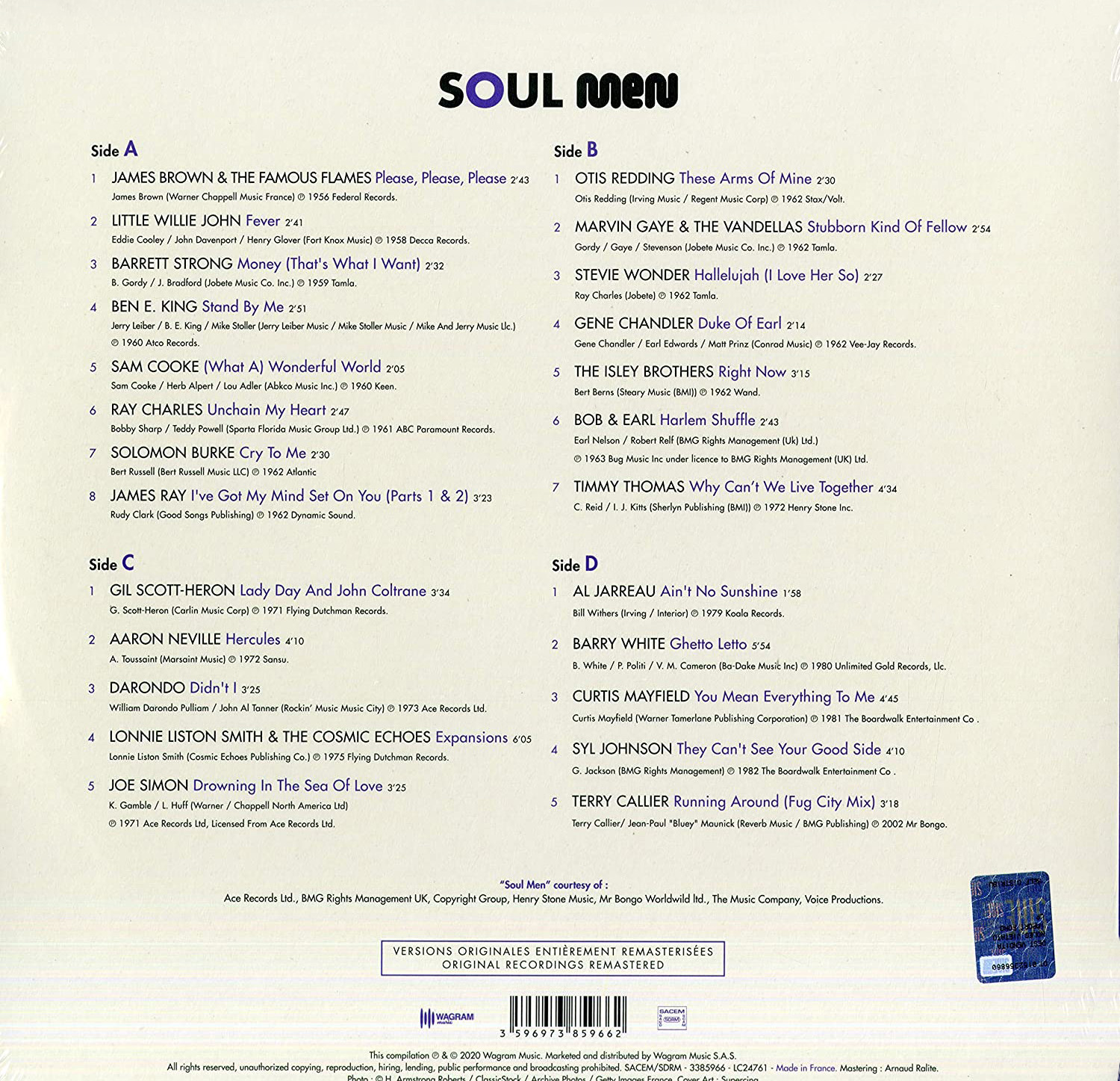 Soul Men - Vinyl | Various Artists