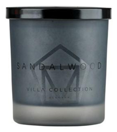 Lumanare parfumata - Sandalwood - Grey Glass | Villa Collection