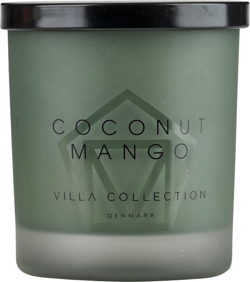 Lumanare parfumata - Coconut Mango - Green Glass | Villa Collection