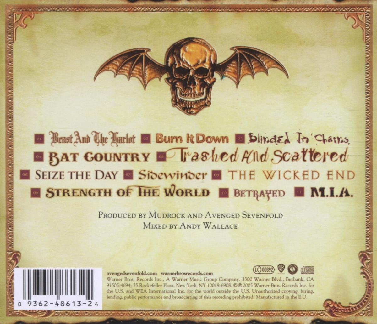 City Of Evil | Avenged Sevenfold