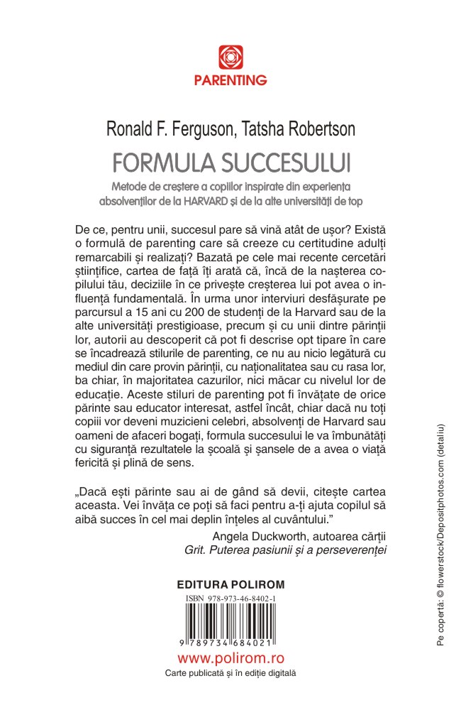 Formula succesului | Ronald F. Ferguson, Tatsha Robertson