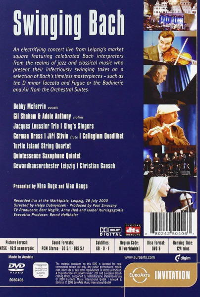 Swinging Bach (DVD) | Johann Sebastian Bach