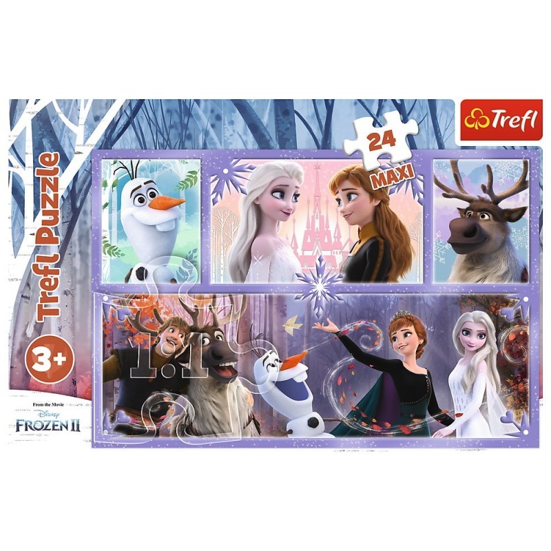 Puzzle - Trefl 24 Maxi Frozen2 O Lume Magica | Trefl