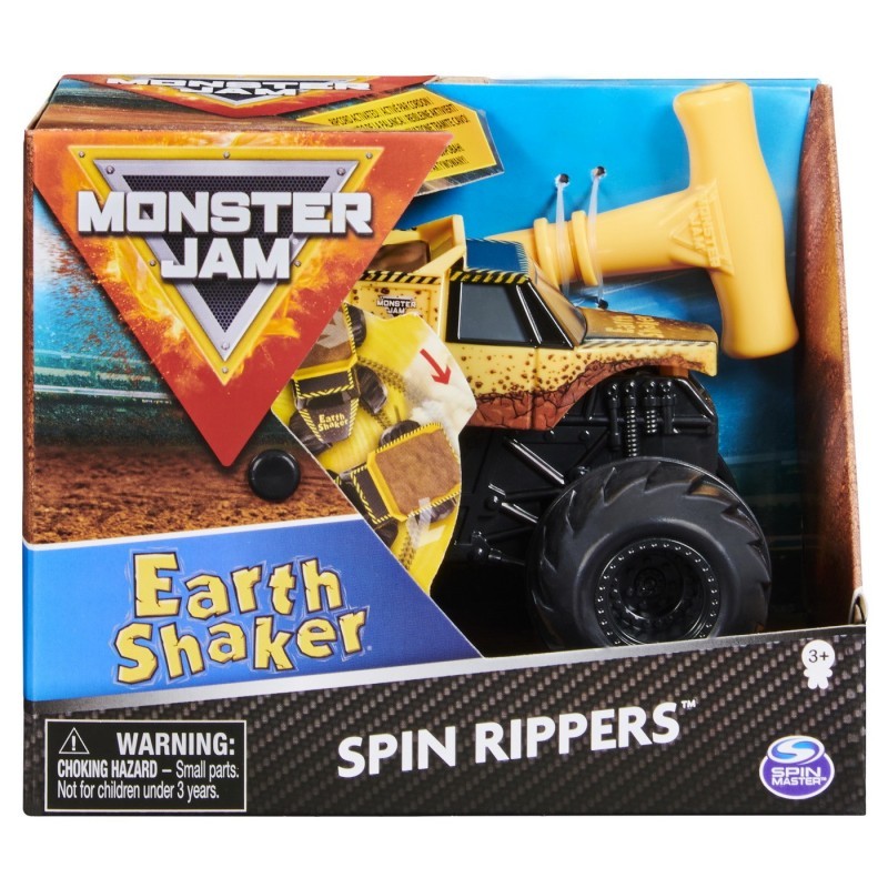 Masinuta - Monster Jam Earth Shaker Seria Spin Rippers Scara 1:43 | Spin Master