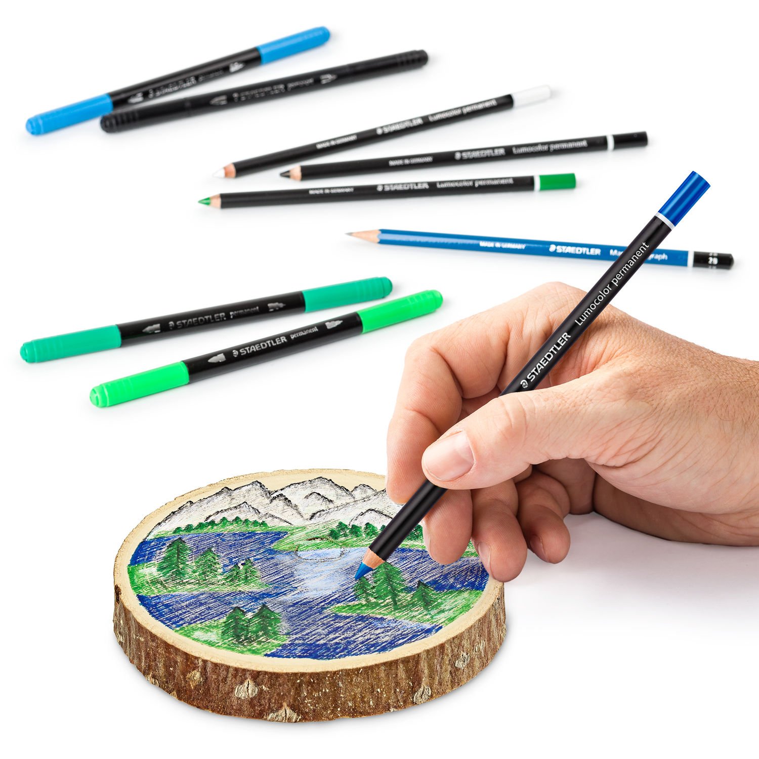 Set mixt pentru desen pe lemn - Design Journey Trend | Staedtler - 1 | YEO