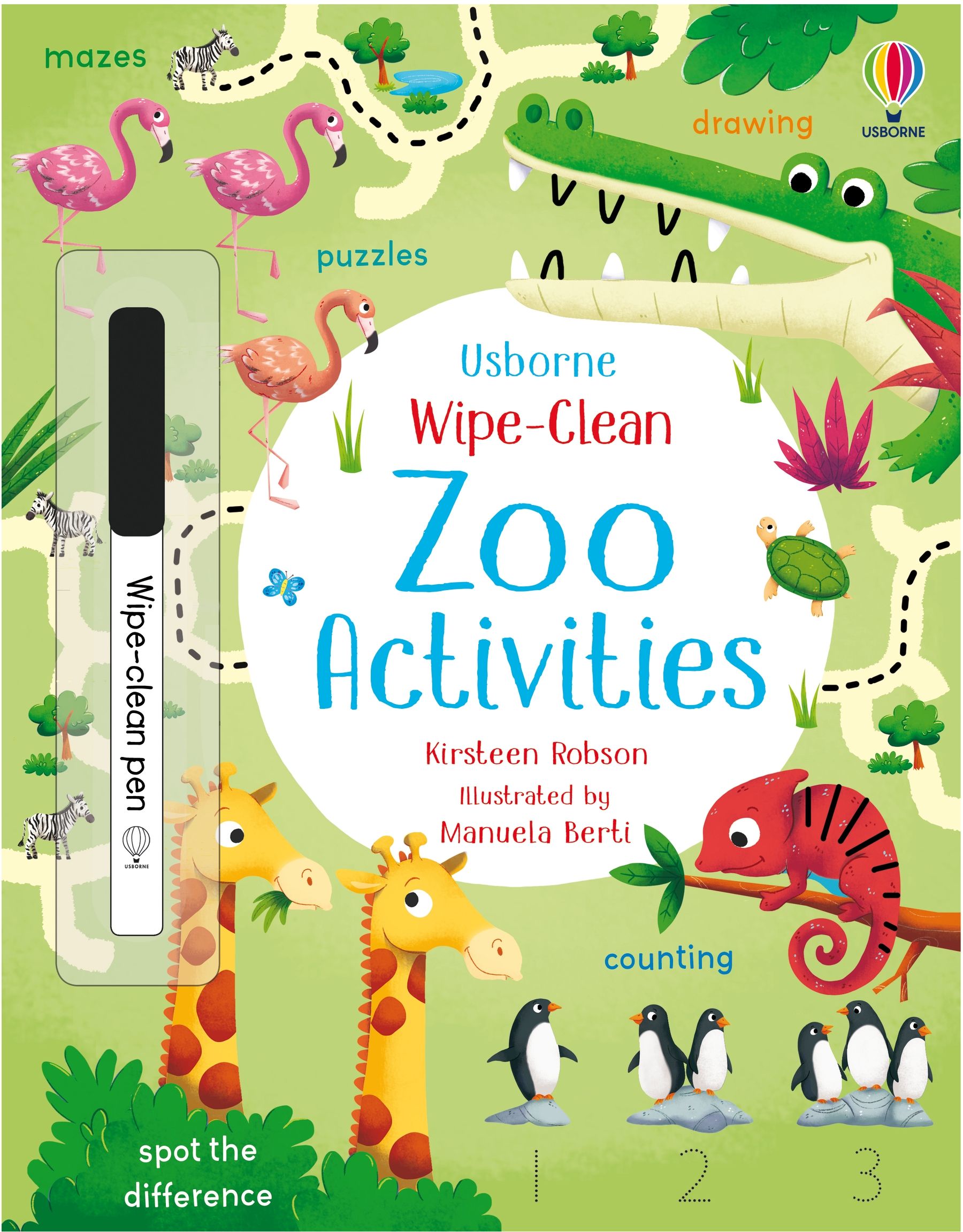 Wipe-Clean Zoo Activities | Kirsteen Robson