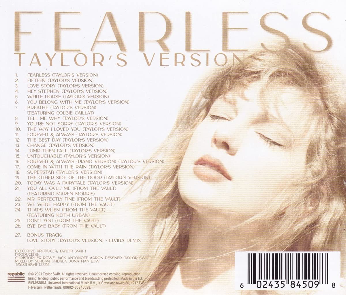 Fearless (Taylor\'s Version) | Taylor Swift