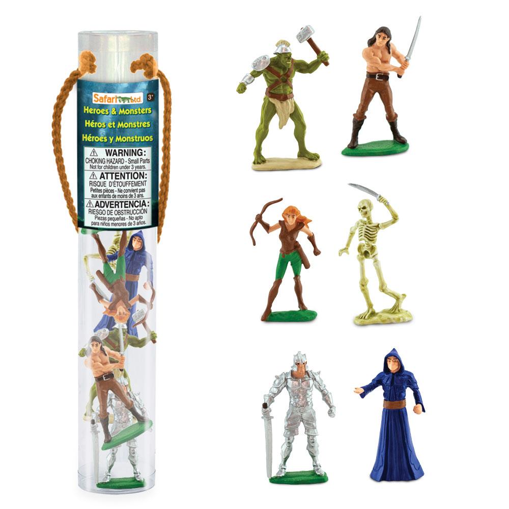 Tub cu figurine - Heroes and Monsters | Safari - 5 | YEO