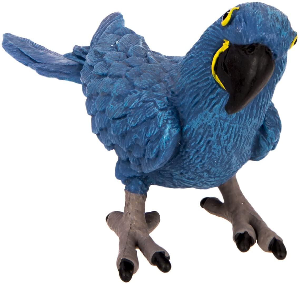 Figurina - Wings of the World Hyacinth Macaw | Safari - 1 | YEO