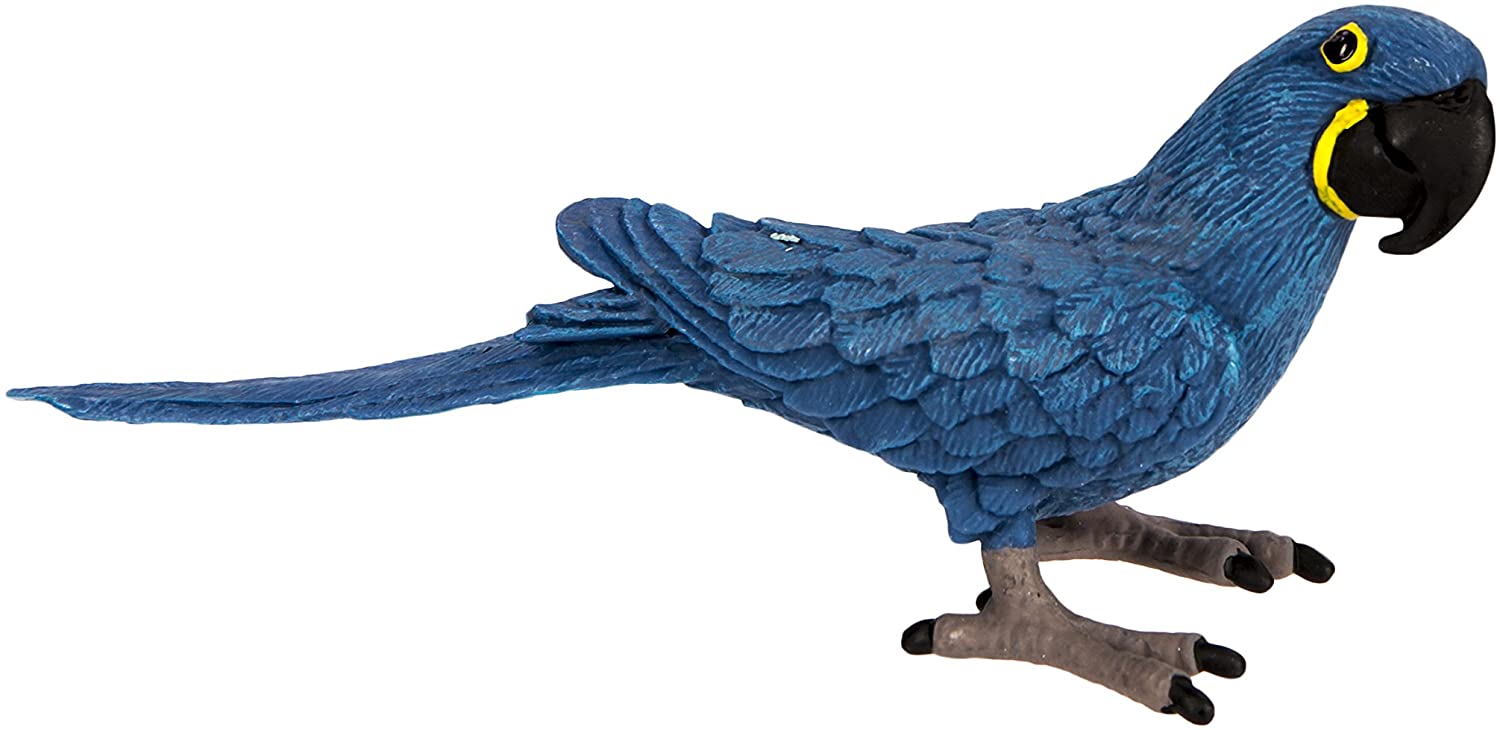 Figurina - Wings of the World Hyacinth Macaw | Safari - 4 | YEO