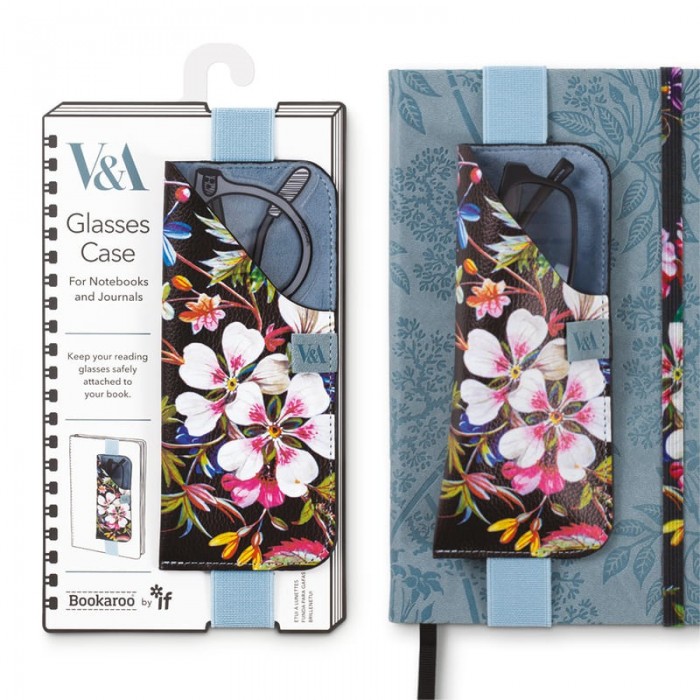 Etui pentru ochelari - Bookaroo - V&A Kilburn Black Floral | If (That Company Called)