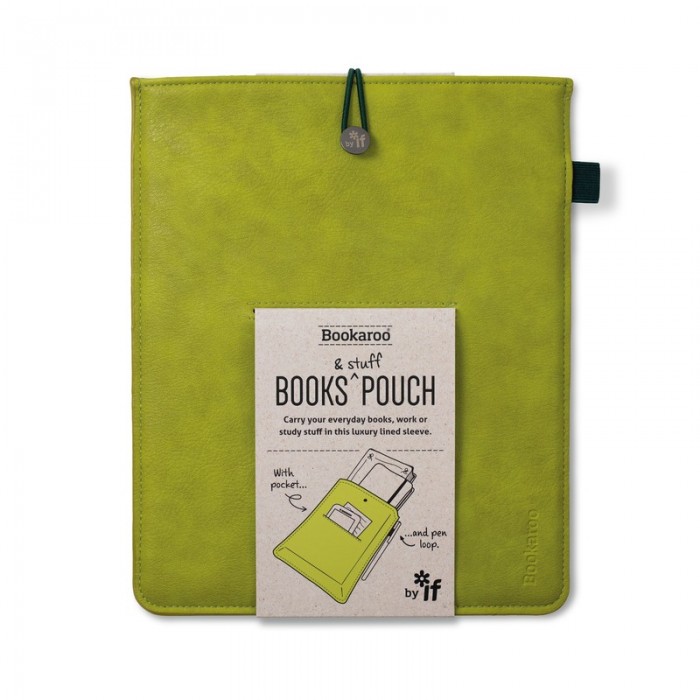 Husa pentru carte & accesorii verde - Bookaroo Books & Stuff Pouch | If (That Company Called) image0