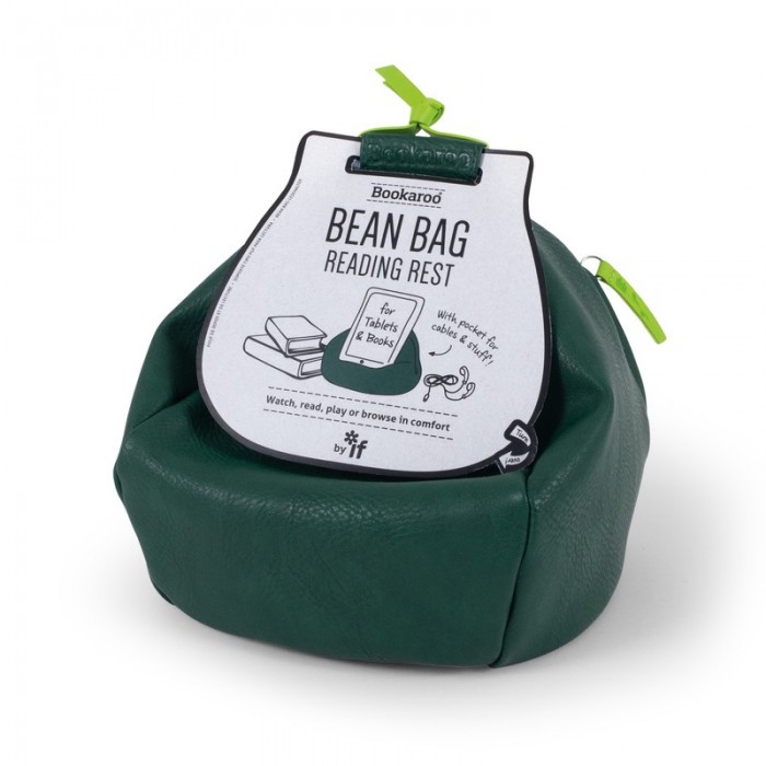 Suport pentru carte verde - Bookaroo Bean Bag Reading Rest | If (That Company Called)