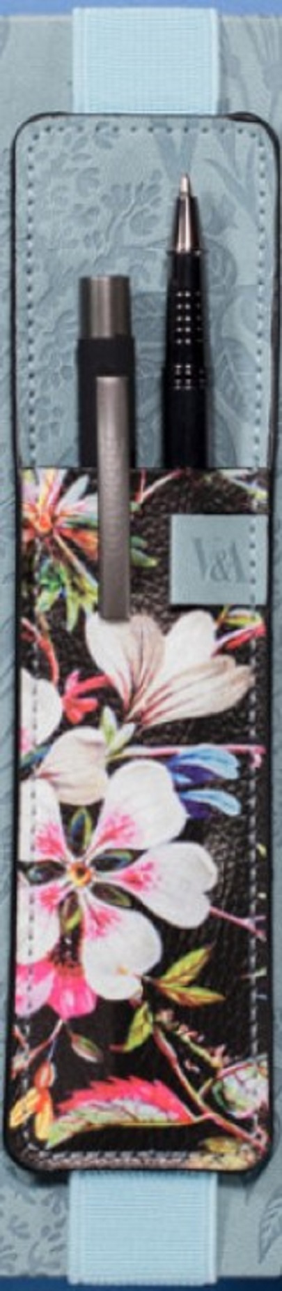 Semn de carte - Bookaroo Pen Pouch - V&A Kilburn Black Floral | If (That Company Called) - 2 | YEO