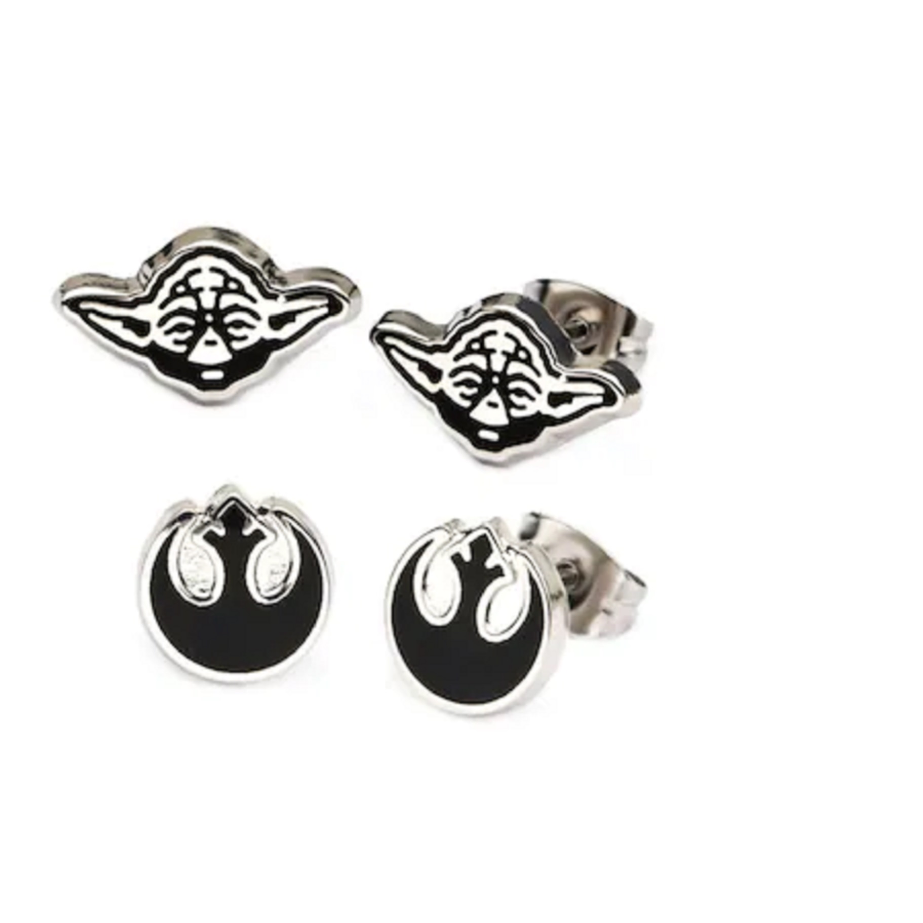 Set 2 perechi cercei - Yoda & Rebel Symbol | Sales One